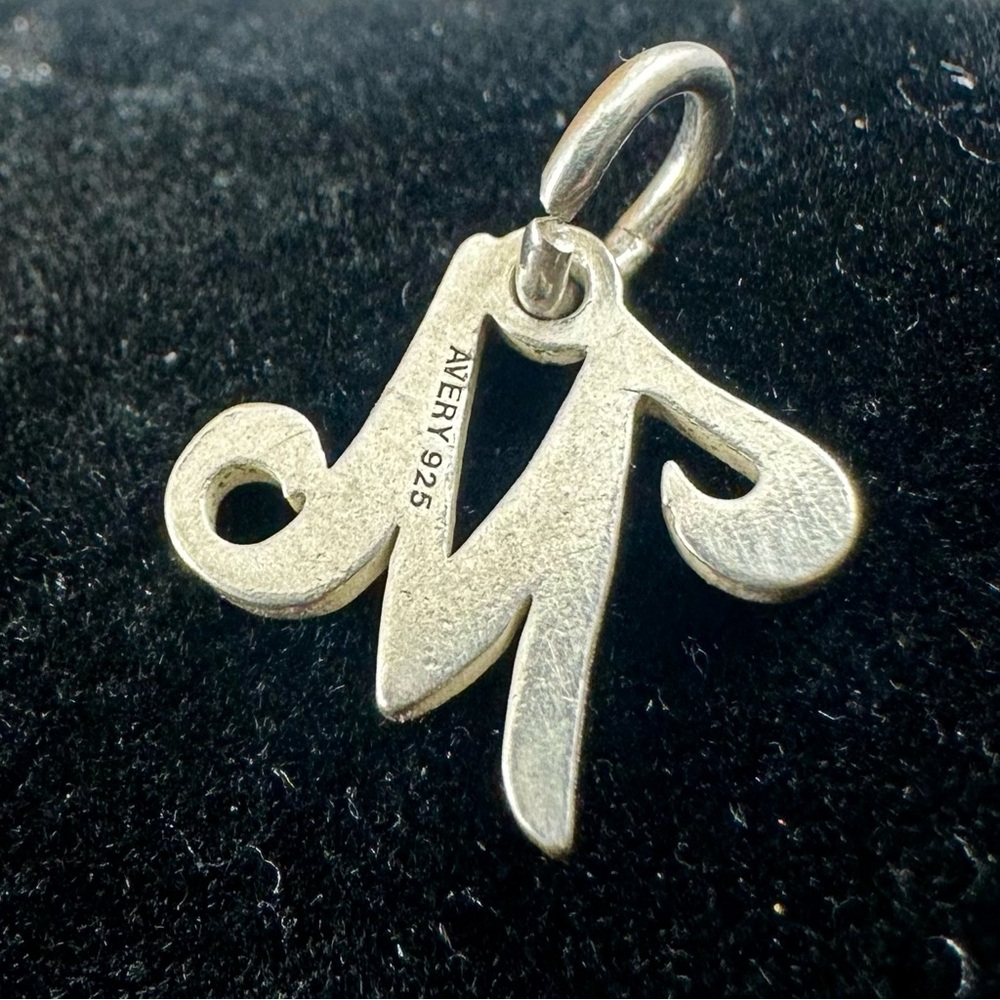 James Avery Sterling Silver Cursive Script Initia… - image 3